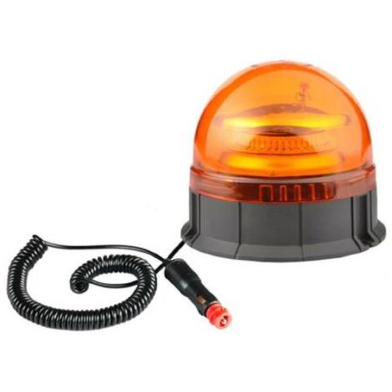 ROTORE GIREVOLE LED LAMPEGGIANTE  CON BASE MAGNETICA