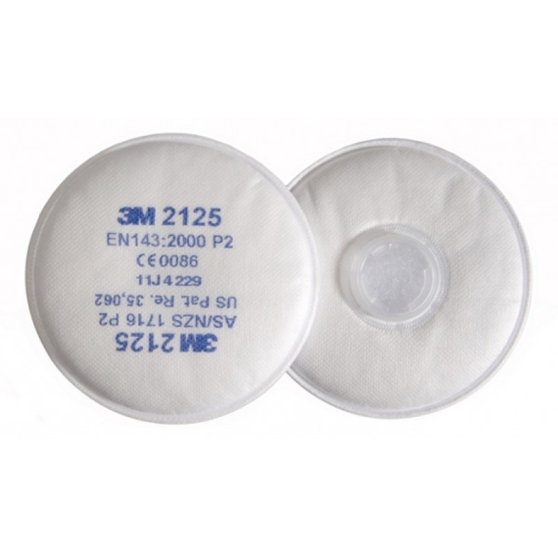 FILTRO ANTIPOLVERE P2 R 3M 2125 CON ATTACCO A BAIONETTA