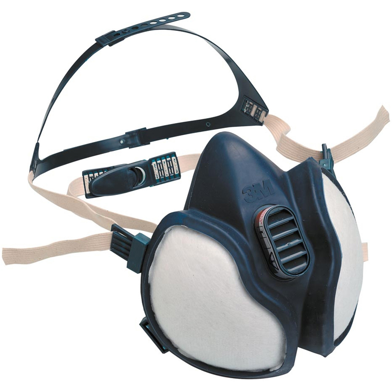 SEMIMASCHERA GOMMA 3M 4277 FFABE1P3 R D CON 2 FILTRI NON INTERCAMBIABILI