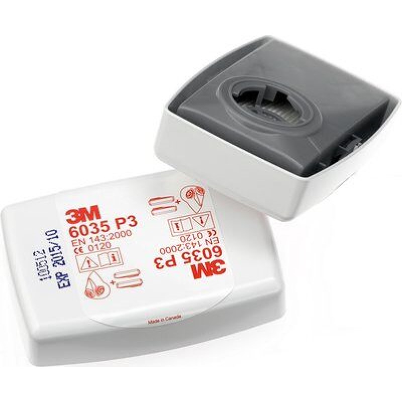 FILTRO ANTIPOLVERE P3 R 3M 6035 AGGANCIO A BAIONETTA PER MASCHERE SERIE 6000 3M