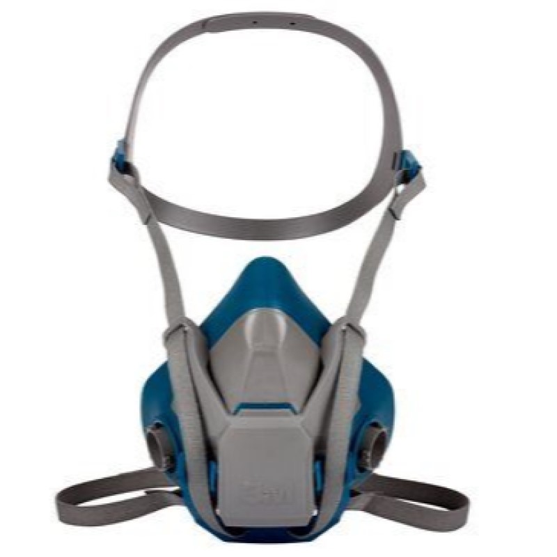 SEMIMASCHERA 3M 6503 IN SILICONE  PREDISPOSTA PER L AGGANCIO DI 2 FILTRI