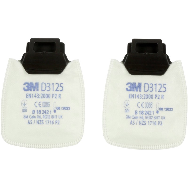 FILTRO ANTIPOLVERE P2 R 3M 3125 PER SEMIMASCHERA SECUR CLICK
