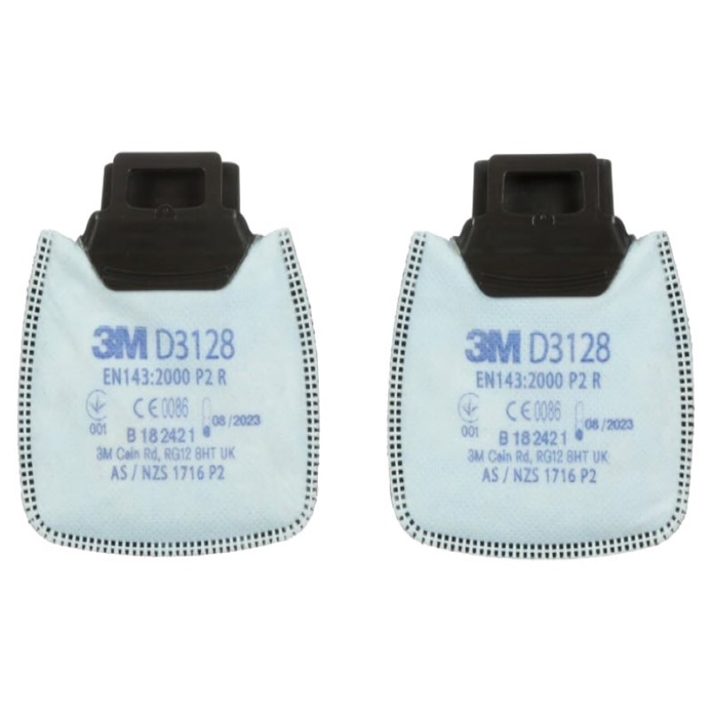 FILTRO ANTIPOLVERE P2 VR 3M 3128 PER SEMIMASCHERA SECUR CLICK