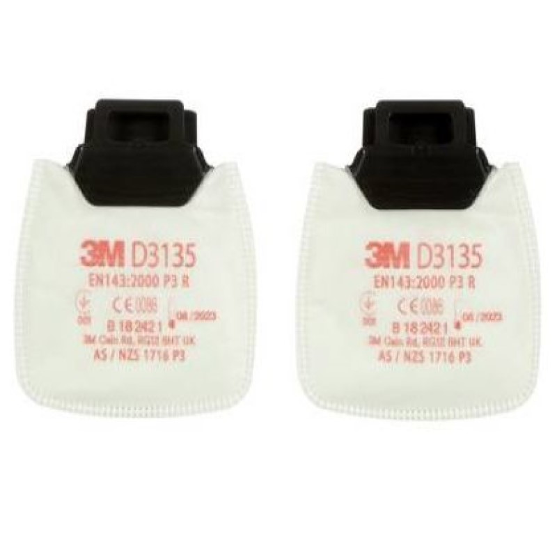 FILTRO ANTIPOLVERE P3 R 3M 3135 PER SEMIMASCHERA SECUR CLICK