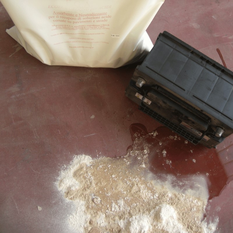 ASSORBENTE SOLFORLESS X ACIDI 15 KG SECCHIO POLVERE ASSORBE E NEUTRALIZZA