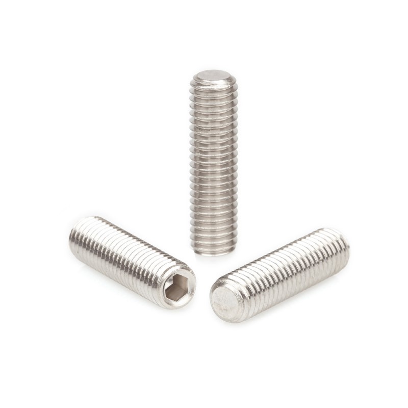 GRANO M 20X80 UNI 5923 DIN 913 INOX A2