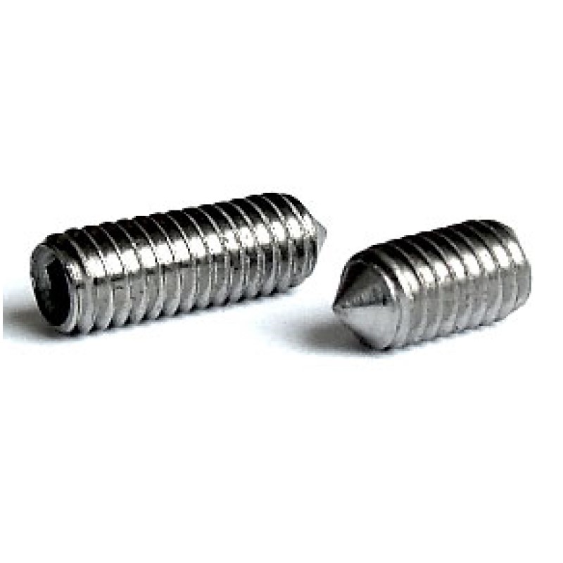 GRANO M6X10 UNI 5927 DIN 914 ZINCATO