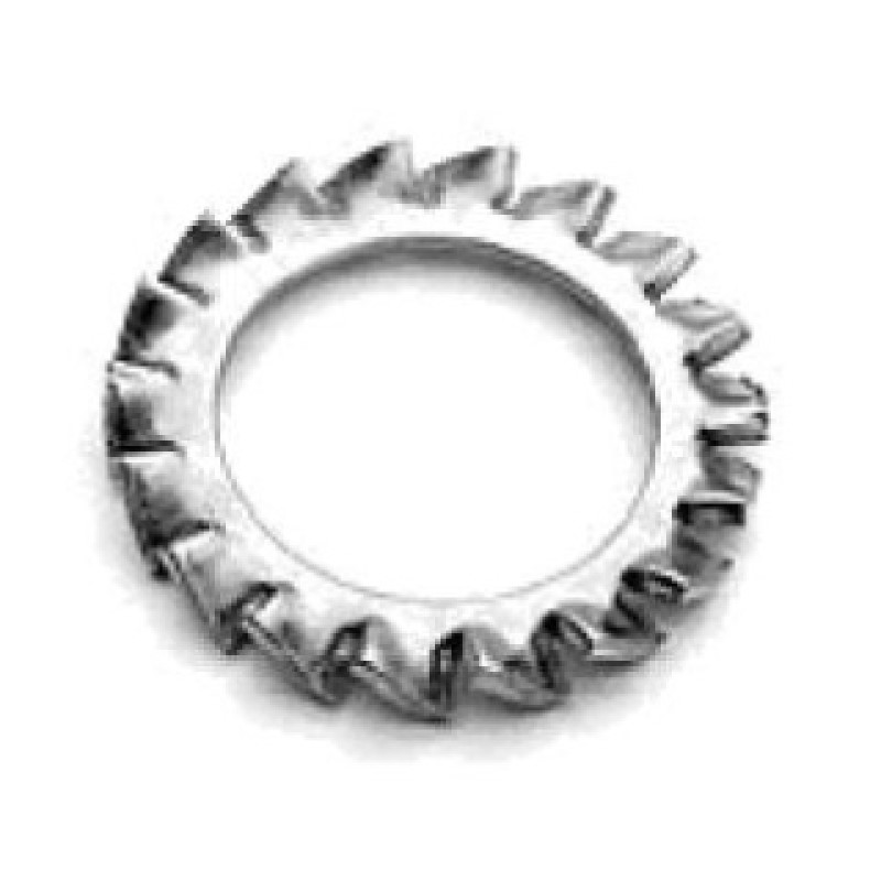 RONDELLE DENTELLATE D. 16 DIN 6798 - J INTERNE ZINCATE