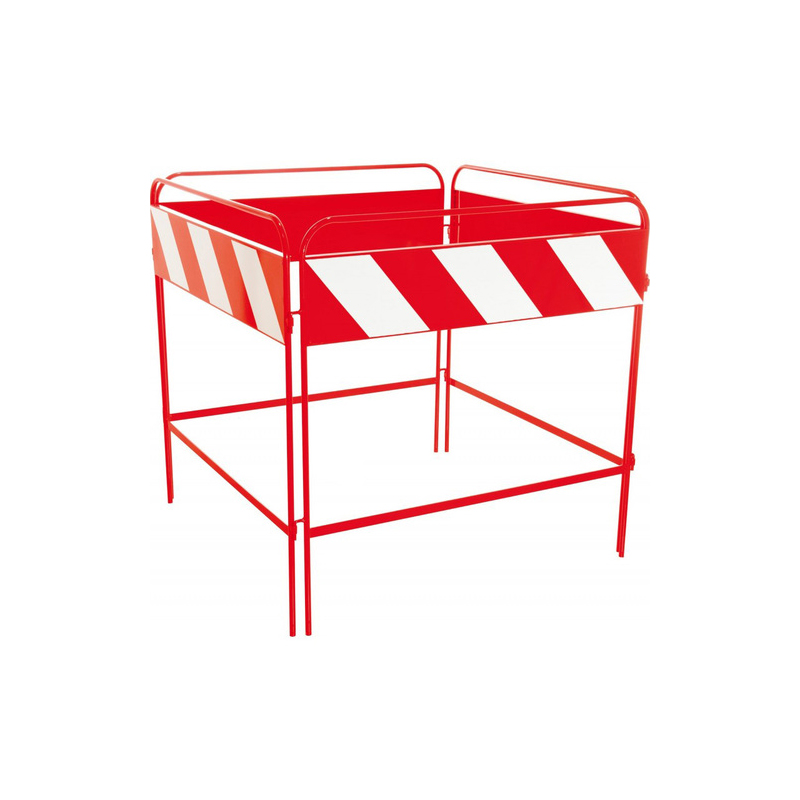 QUADRILATERO BIANCO/ROSSO 100X100 CM CL1 FIG.402