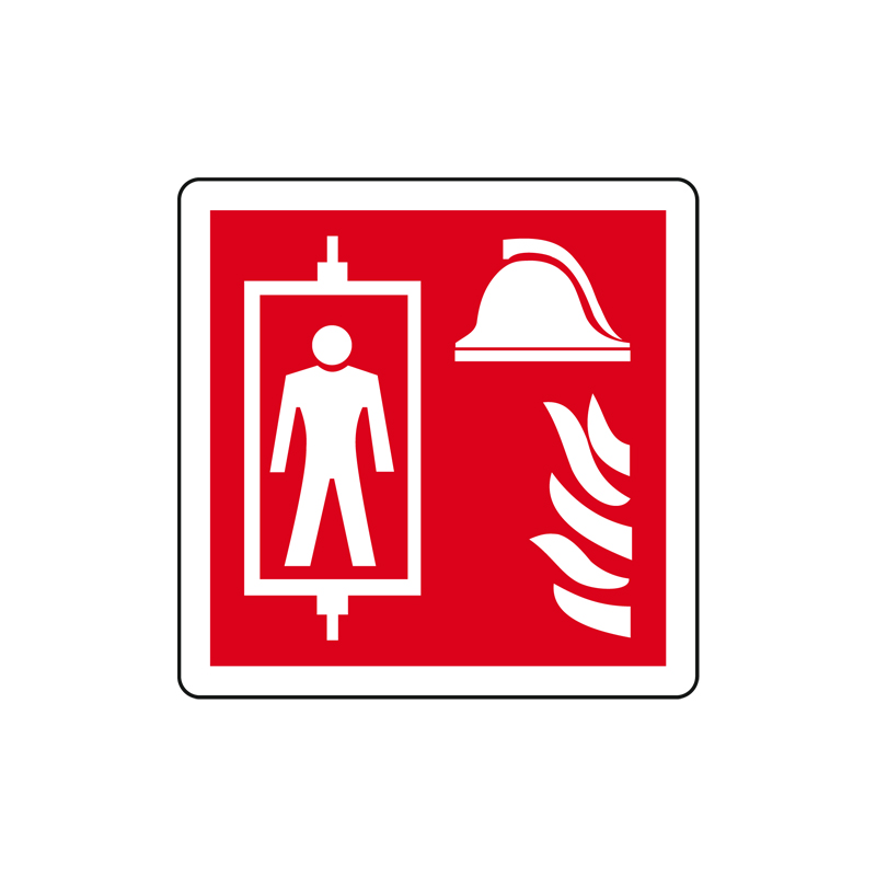 PRESIDIO ANTINCENDIO CARTELLO ALLUMINIO 125X125 ANTINCENDIO