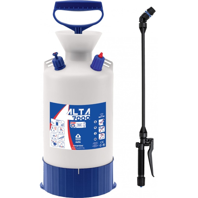 POMPA A PRESSIONE ALTA TECH 5 LT  CON TUBO DA 1,2 MT E LANCIA DA 60 CM