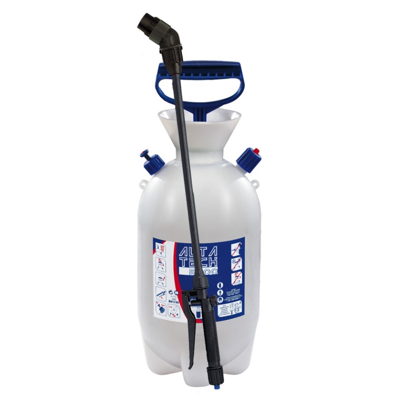 POMPA A PRESSIONE ALTA TECH 5 LT  CON TUBO DA 1,2 MT E LANCIA DA 60 CM