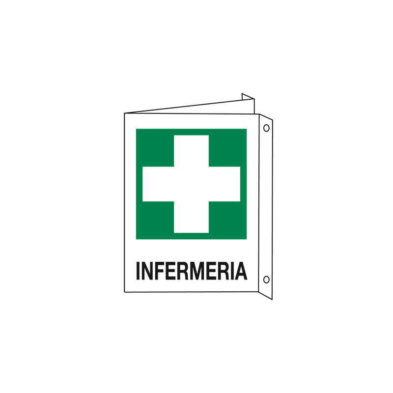 INFERMERIA CARTELLO ALLUMINIO 150X175 BIF
