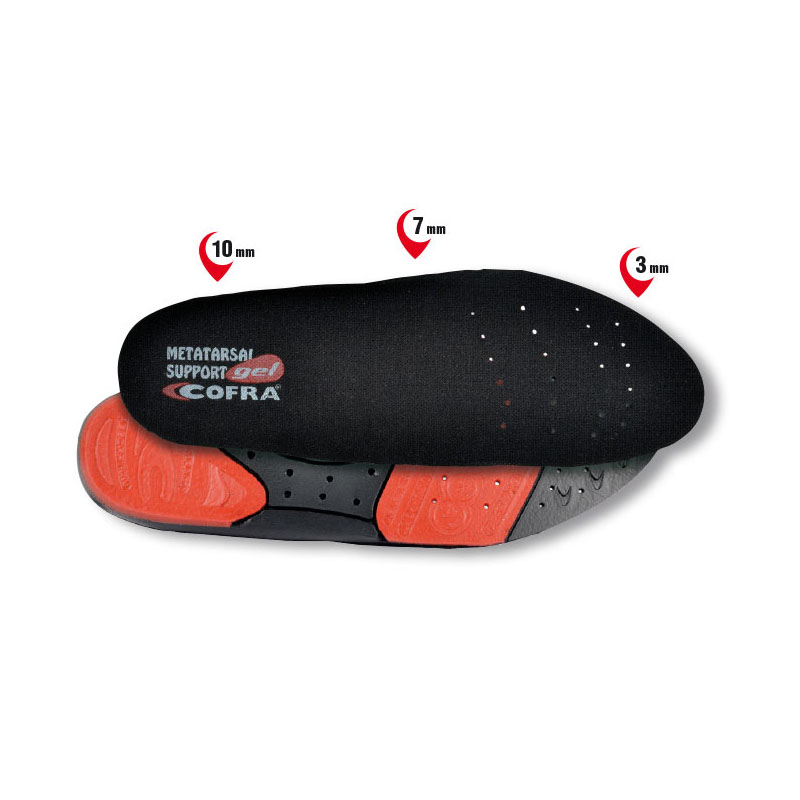 SOLETTA COFRA METATARSAL SUPPORT GEL ANTISTATICA ANTIFREDDO ANTICALDO
