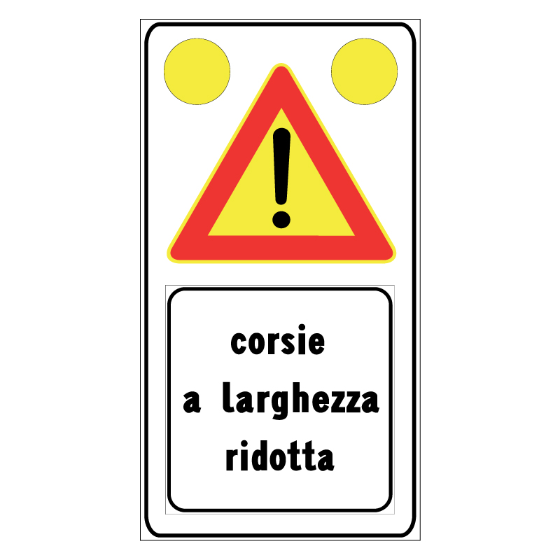 CORSIE A LARGHEZZA RIDOTTA LAMIERA SCAT. 60X120 CM CON 2 OTTICHE LED D.20 CLAS.2
