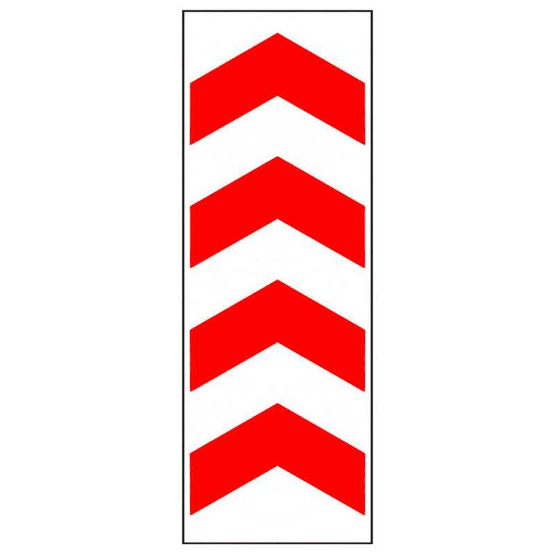 PARASPIGOLO BIANCO ROSSO CARTELLO KPL POLIONDA 500X1800 MM