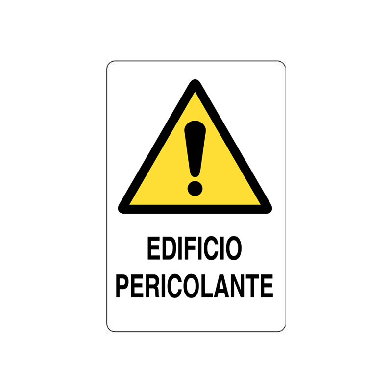 EDIFICIO PERICOLANTE CARTELLO KPL POLIONDA 400X600 MM