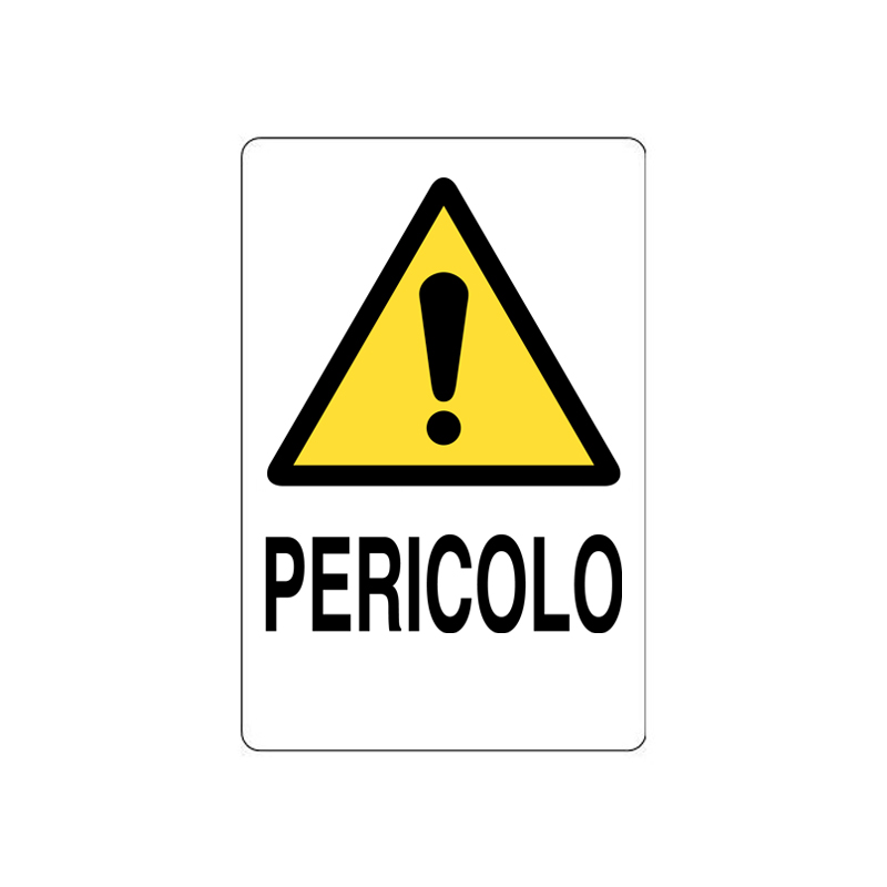 PERICOLO CARTELLO KPL POLIONDA 400X600 MM