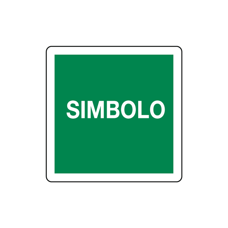 CARTELLO ALLUMINIO 125X125 MM EMERGENZA