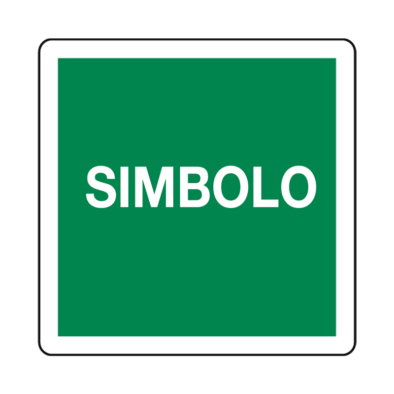 CARTELLO ALLUMINIO 230X230 MM EMERGENZA