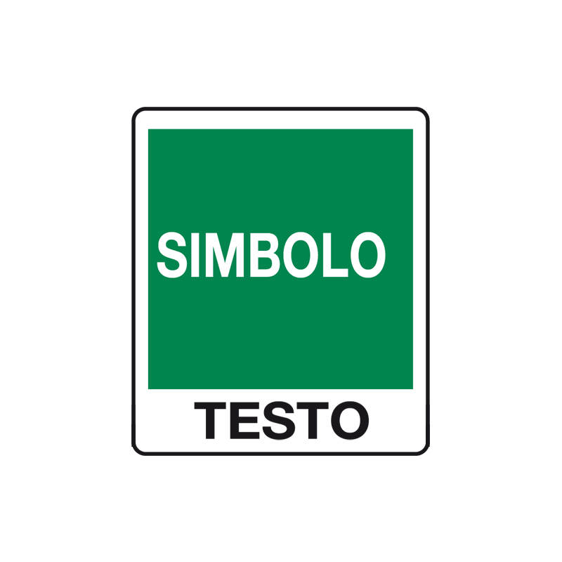 CARTELLO ALLUMINIO 150X175 MM EMERGENZA