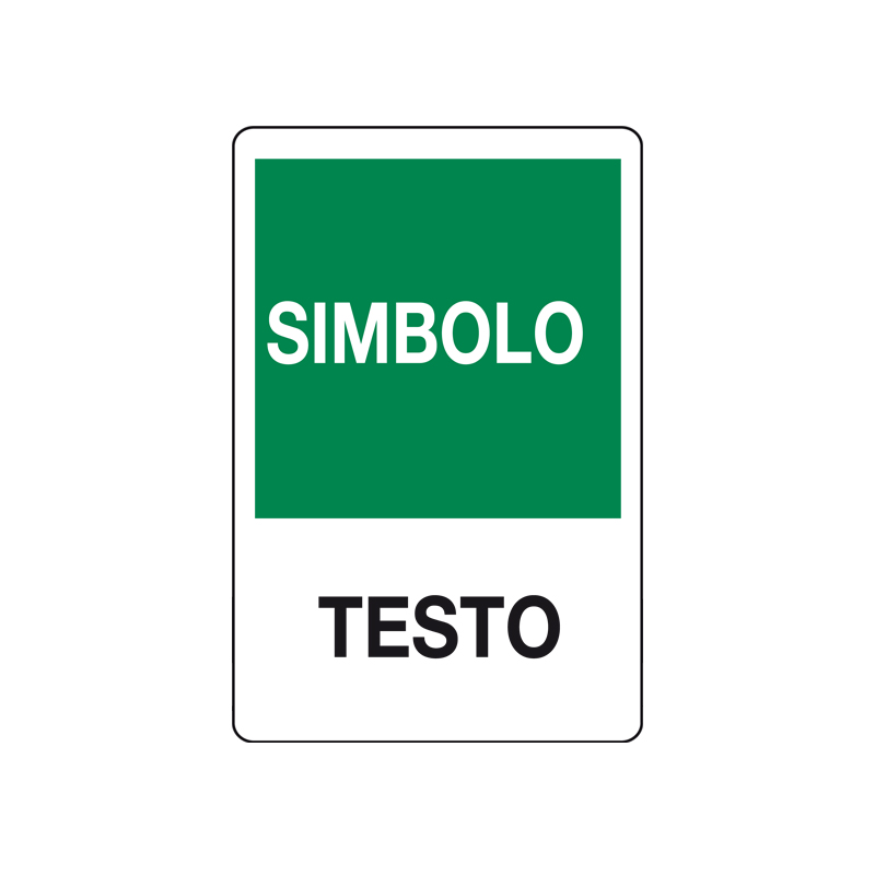 CARTELLO ALLUMINIO 200X300 MM EMERGENZA