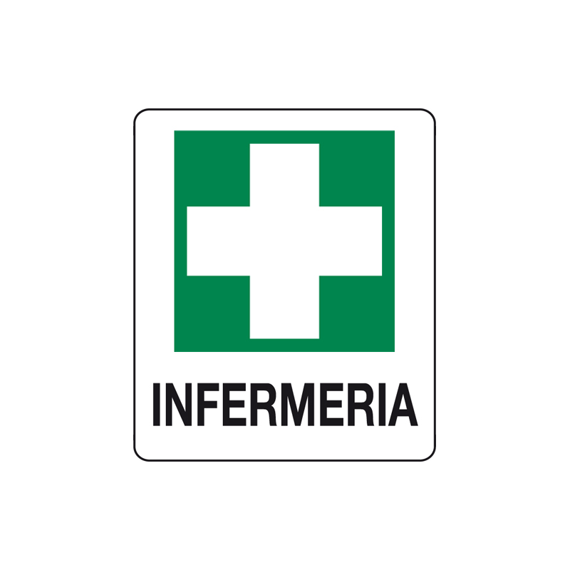 INFERMERIA CARTELLO ALLUMINIO 150X175 EMERGENZA