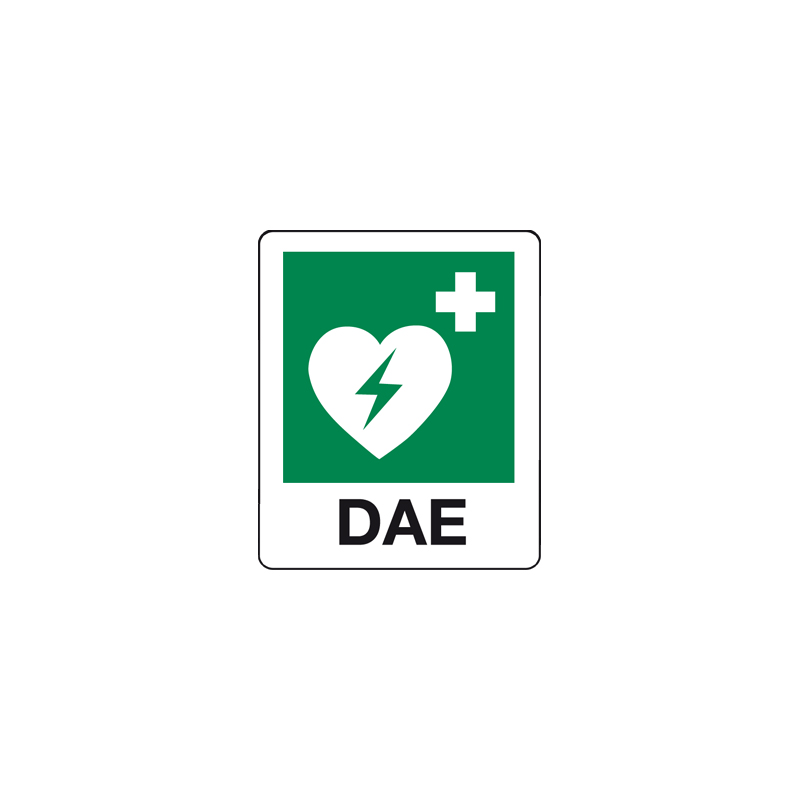 DAE CARTELLO ALLUMINIO 100X120 EMERGENZA