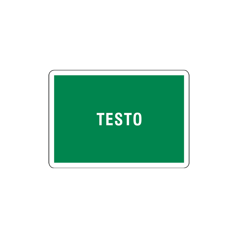 CARTELLO ADESIVO 300X200 MM EMERGENZA