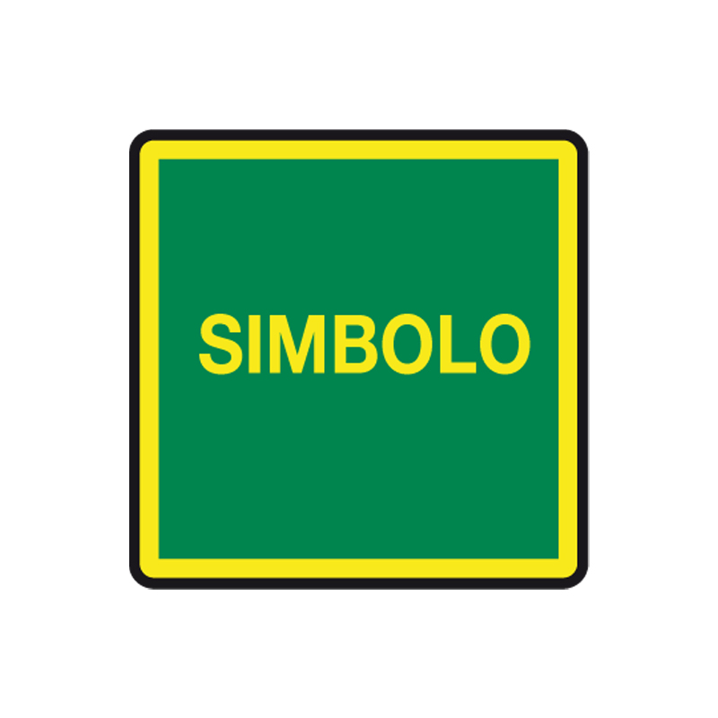 CARTELLO ALLUMINIO FOTOLUMINESCENTI 330X330 EMERGENZA