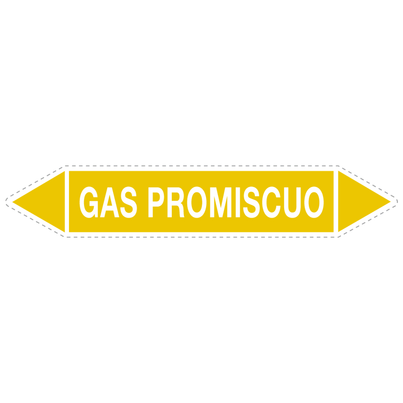 GAS PROMISCUO ADESIVO 330X70  TUBAZIONI GAS