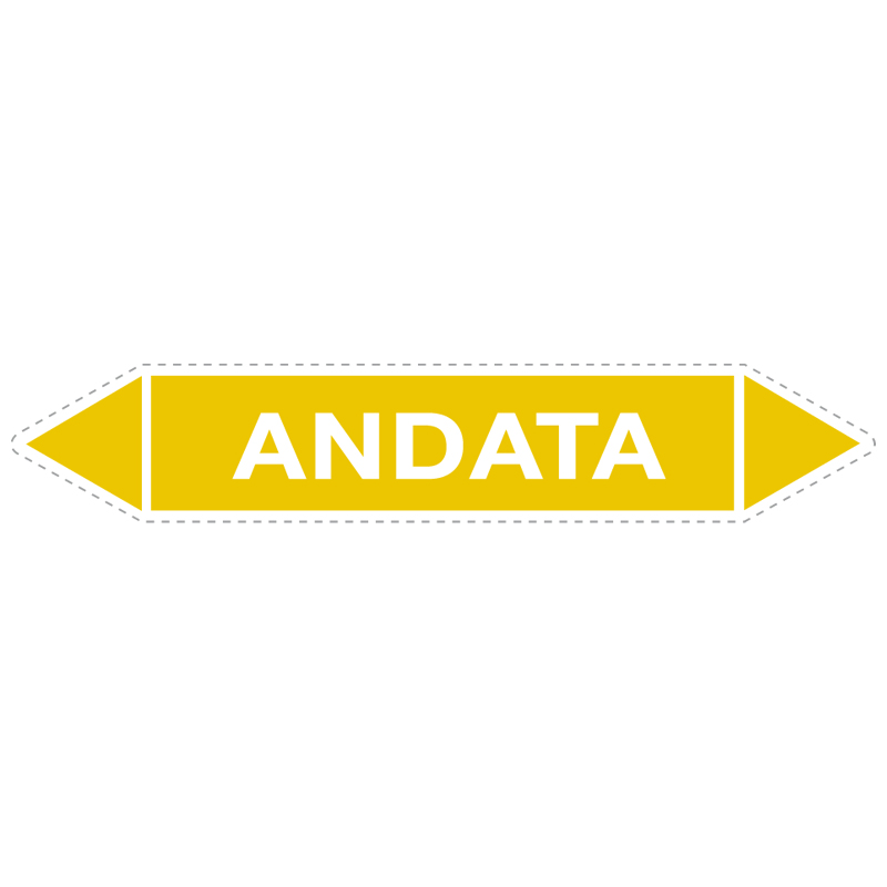 ANDATA ADESIVO 330X70 TUBAZIONI GAS