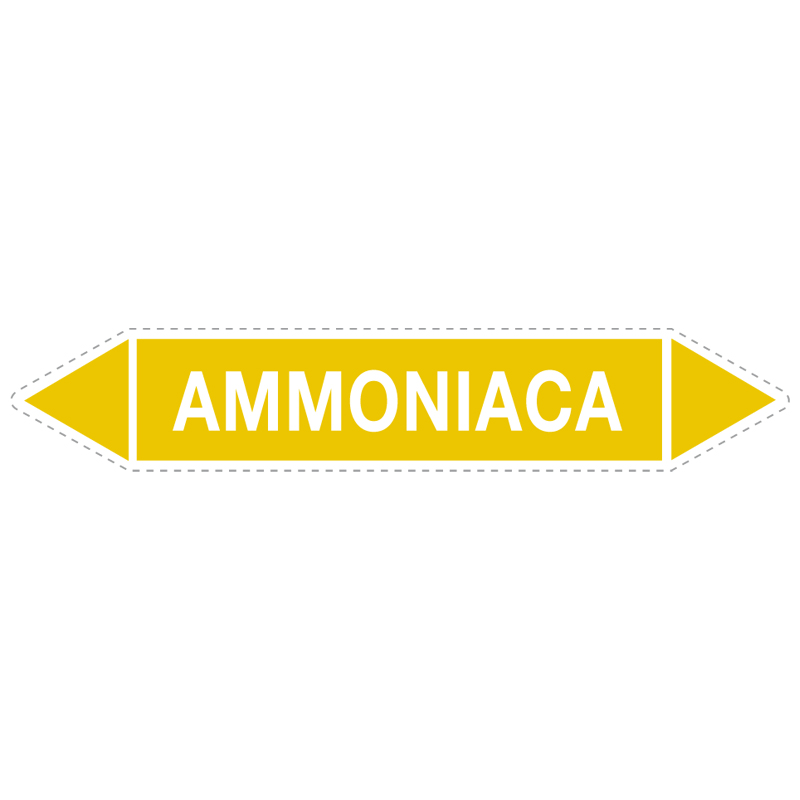 AMMONIACA ADESIVO 330X70 TUBAZIONI GAS