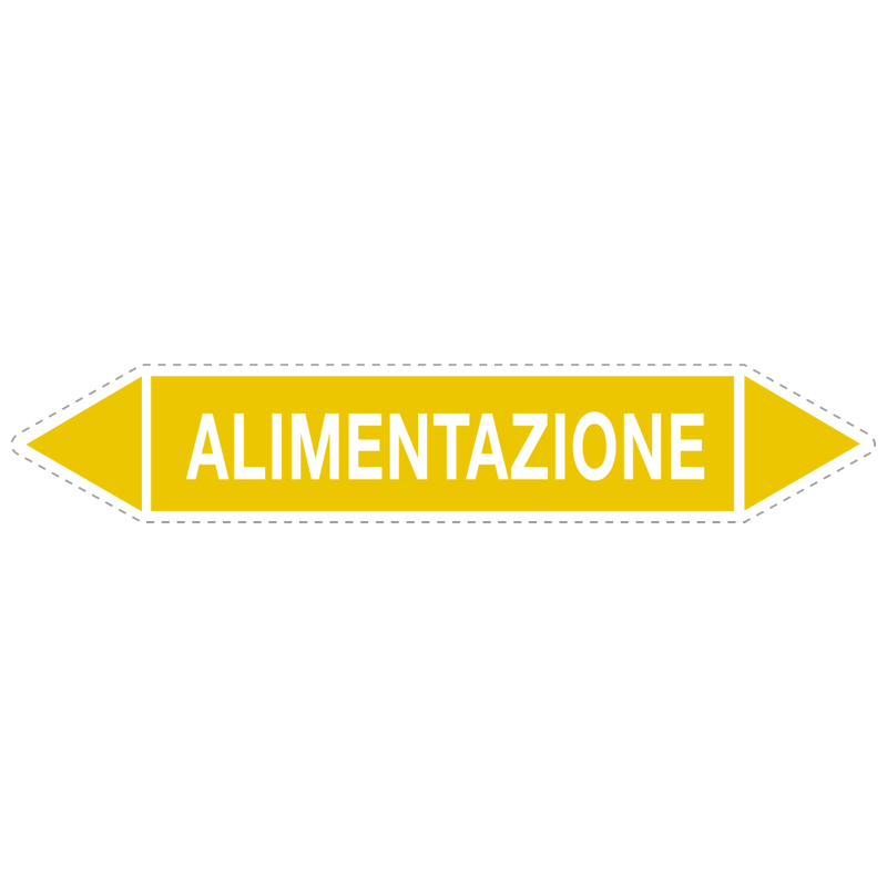 ALIMENTAZIONE ADESIVO 330X70 TUBAZIONI GAS