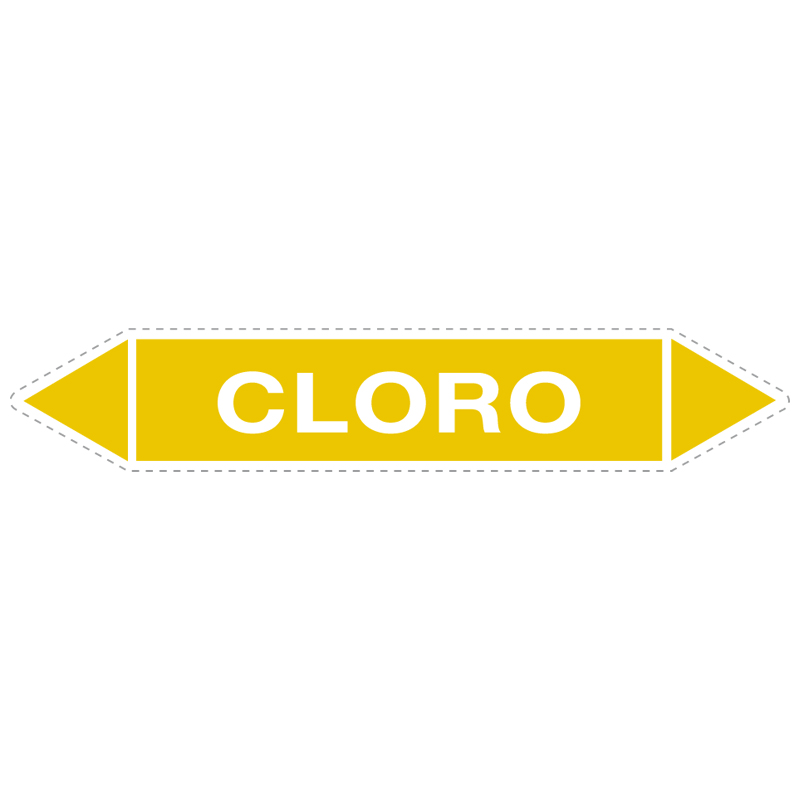 CLORO ADESIVO 330X70 TUBAZIONI GAS