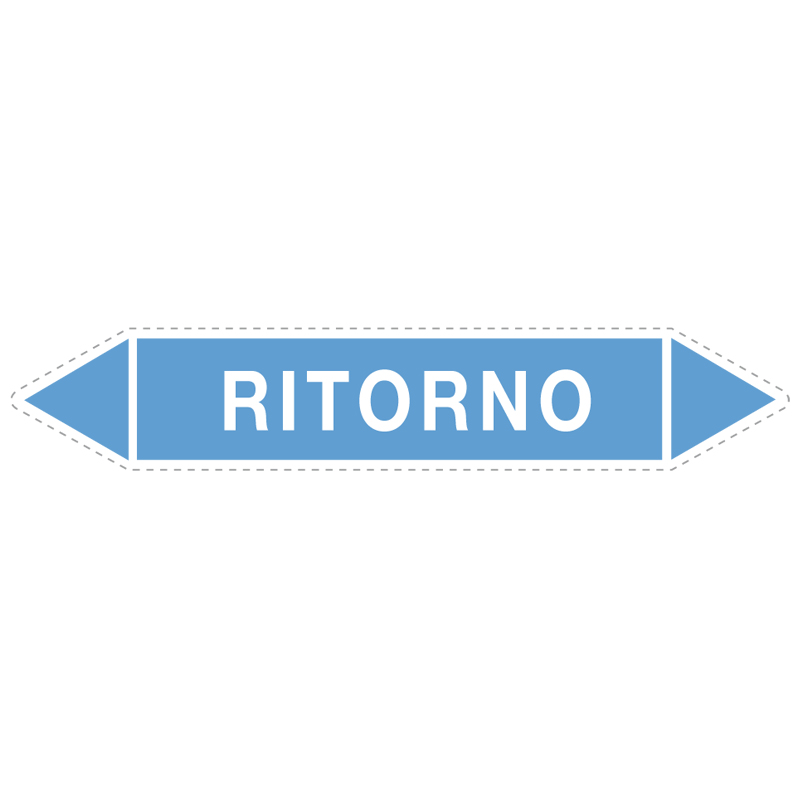 RITORNO ADESIVO 330X70 TUBAZIONI ARIA