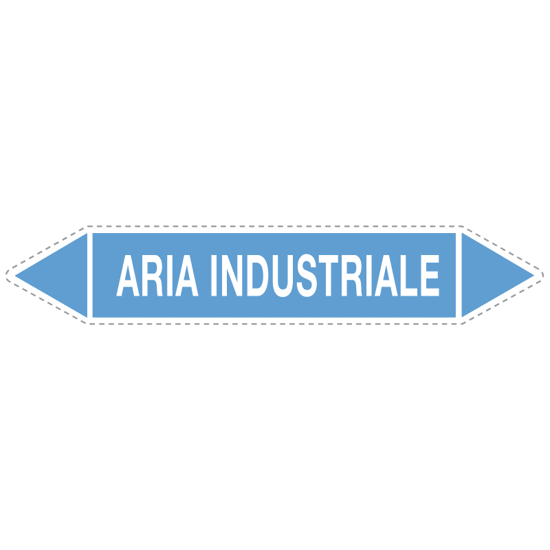 ARIA INDUSTRIALE ADESIVO 330X70 TUBAZIONI ARIA