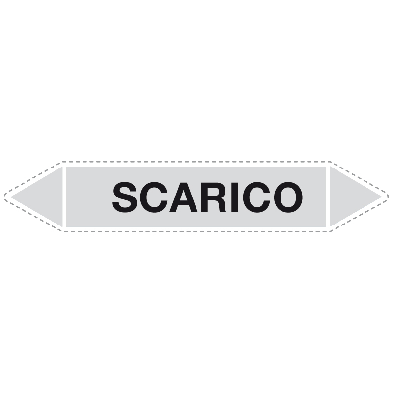 SCARICO ADESIVO 330X70 TUB. VAPORE E ACQUA