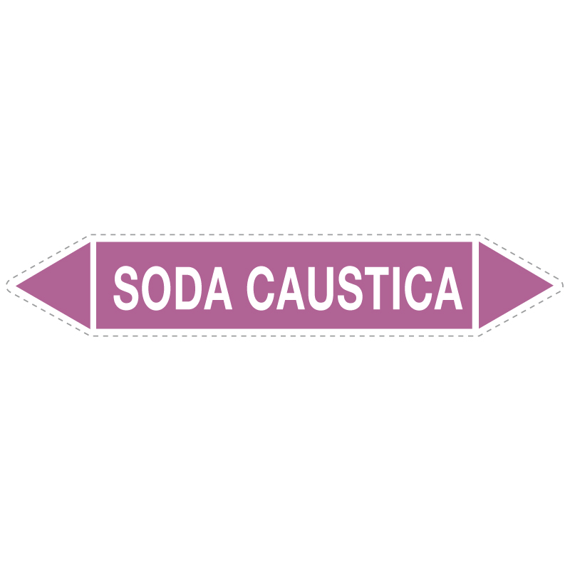 SODA CAUSTICA ADESIVO 330X70 TUBAZIONI ALCALI