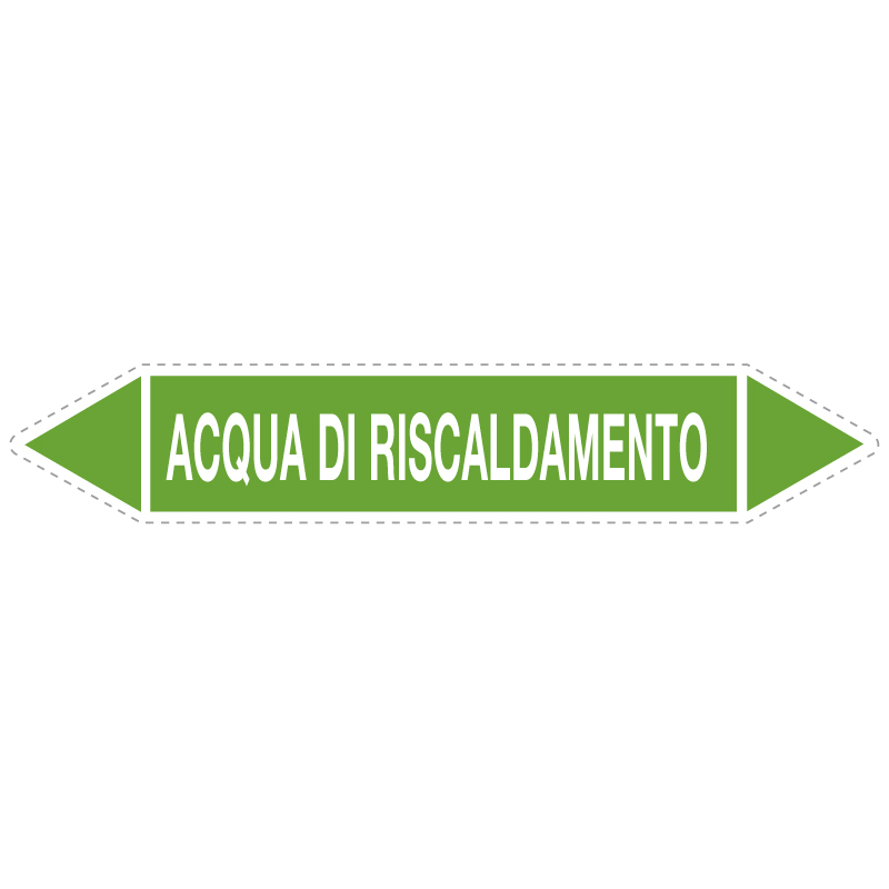 ACQUA DI RISCALDAMENTO ADESIVO 330X70 TUBAZIONI ACQUA