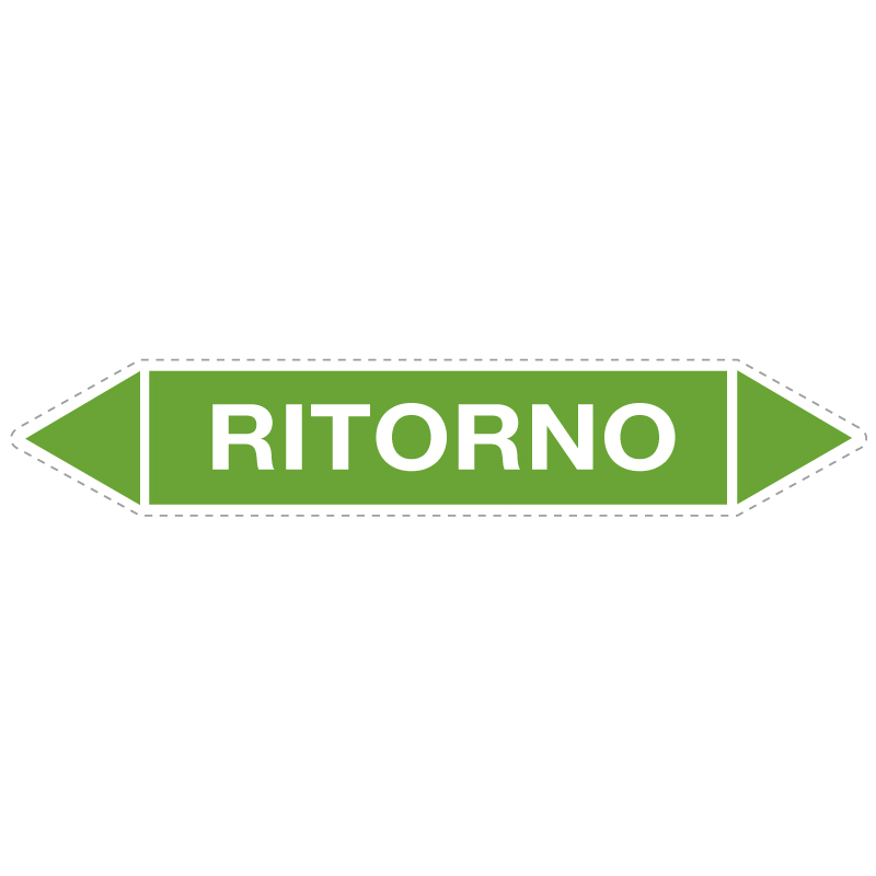 RITORNO ADESIVO 330X70 TUBAZIONI ACQUA