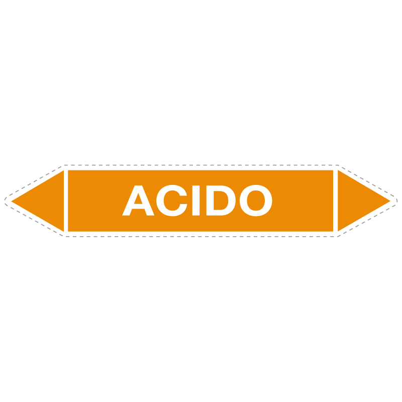 ACIDO ADESIVO 330X70 TUBAZIONI ACIDI