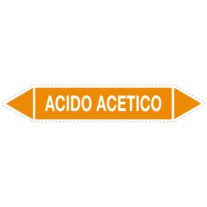 ACIDO ACETICO ADESIVO 330X70 TUBAZIONI ACIDI