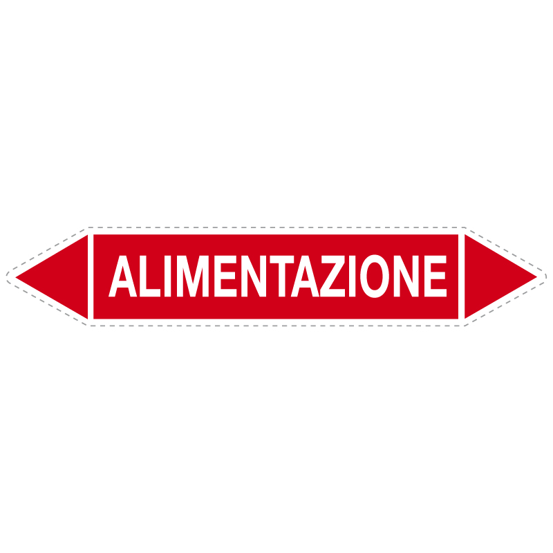 ALIMENTAZIONE ADESIVO 330X70 TUB. ESTINZIONE INCENDI