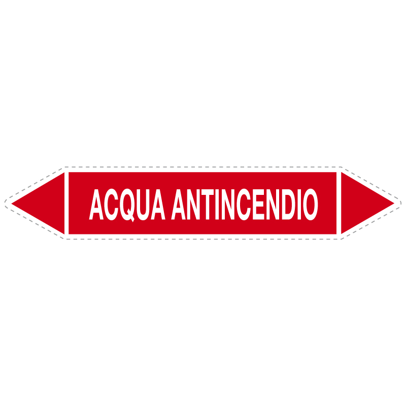 ACQUA ANTINCENDIO ADESIVO 330X70 TUB. ESTINZIONE INCENDI