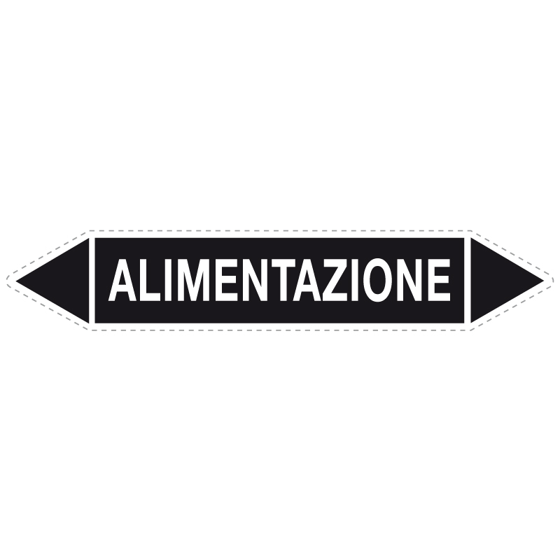 ALIMENTAZIONE ADESIVO 330X70 TUBAZIONI ALTRI FLUIDI