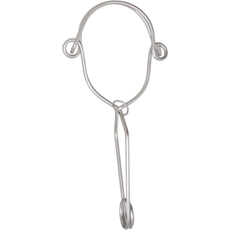 PINZA IN ACCIAIO INOX EN362 ANCORAGGIO DA 110 CM DOPPIO SISTEMA DI CHIUSURA