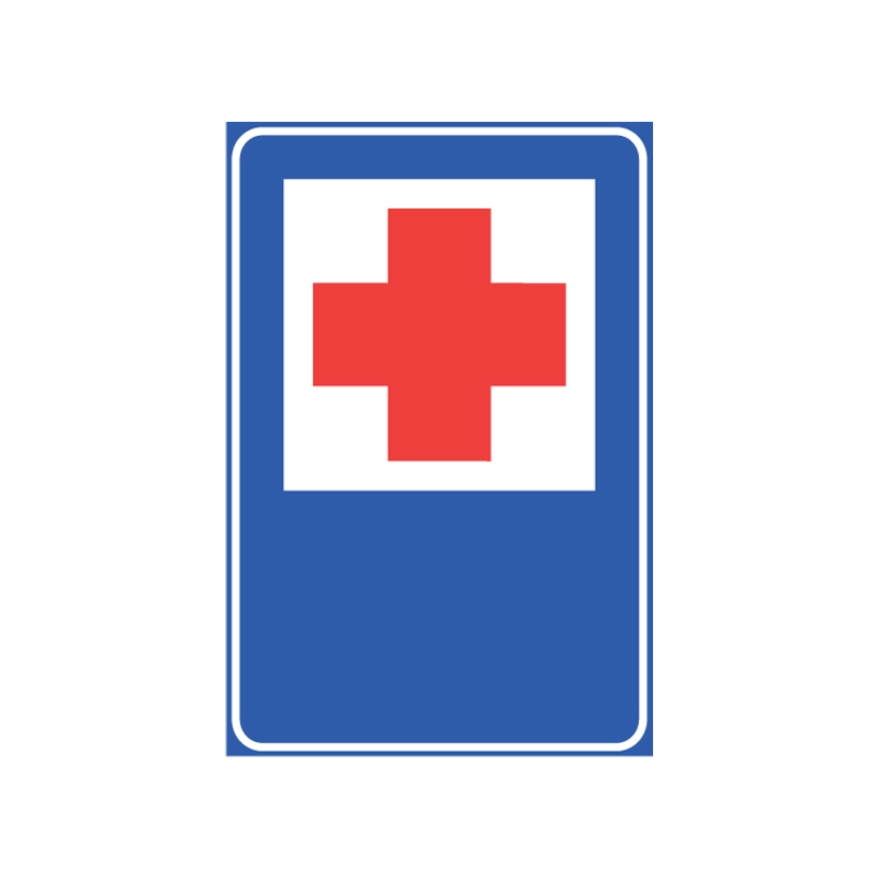 PRONTO SOCCORSO FIG.353 CARTELLO LAMIERA SCATOLATA 60X90 CM CLASSE 1