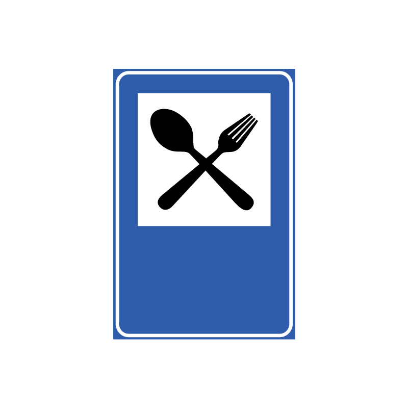 RISTORANTE FIG. 367 CARTELLO LAMIERA SCATOLATA 40X60 CM CLASSE 1