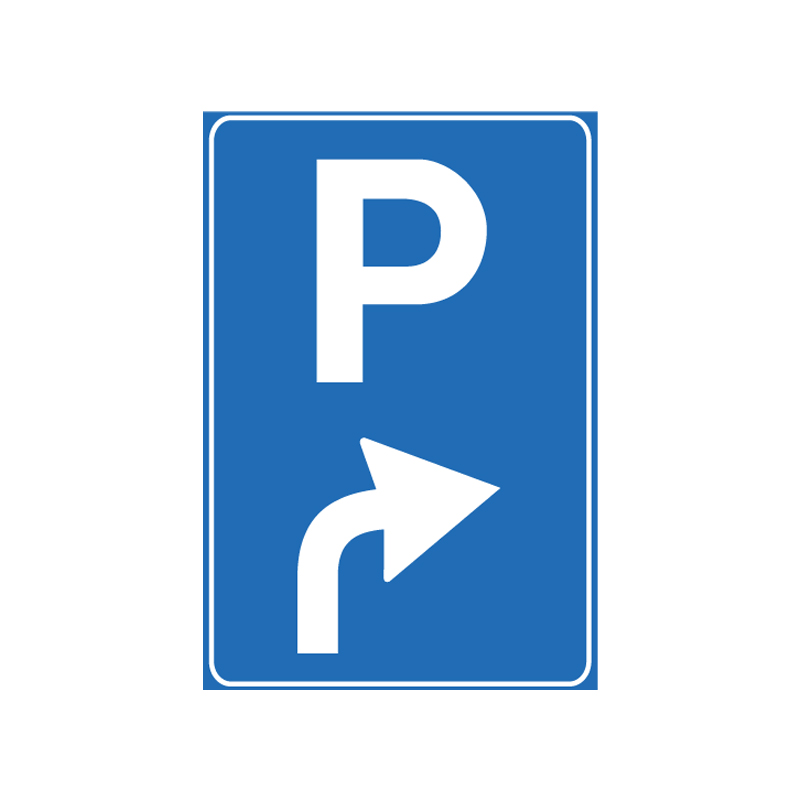 PREAVVISO DI PARCHEGGIO F.77A CARTELLO LAMIERA SCATOLATA 60X90 CM CLASSE 1